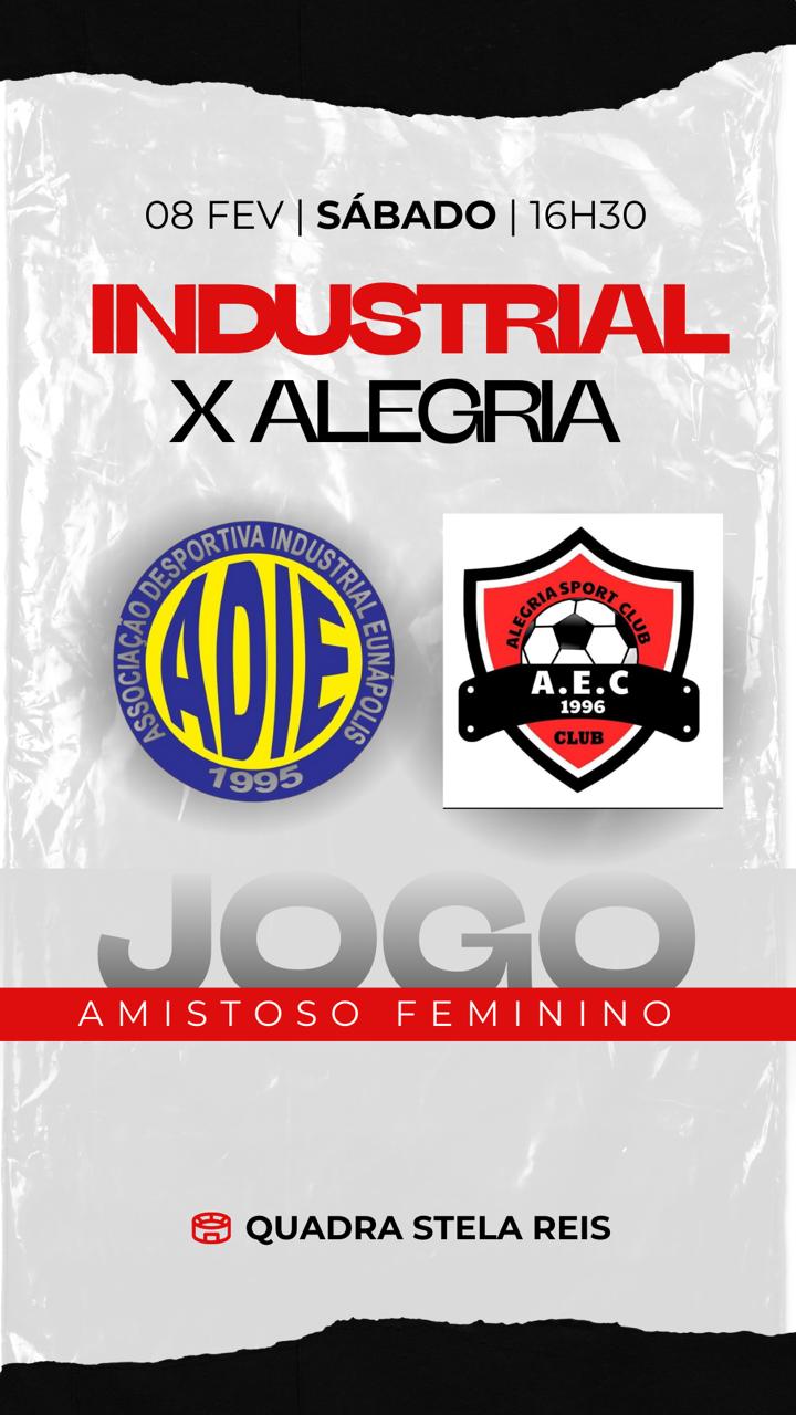 INDUSTRIAL FARÁ 1º JOGO DE 2025 NO PRÓXIMO DIA 08/01/25